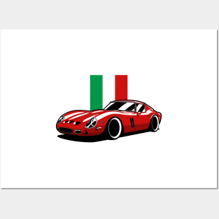 Red 250 GTO Italian Legend Posters and Art